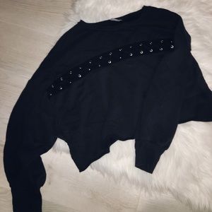 ZARA CROPPED SWEATSHIRT